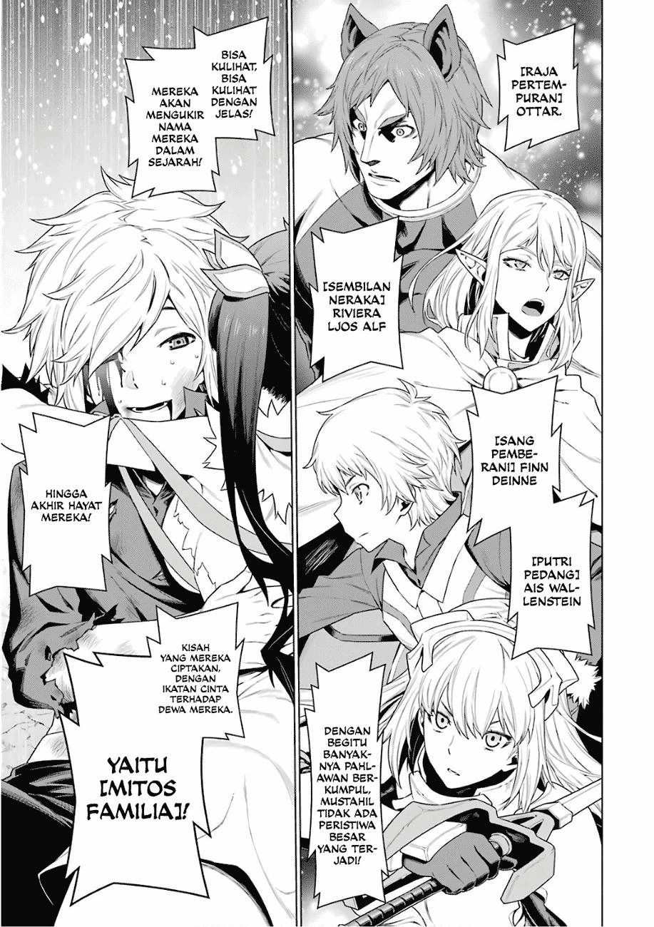 Halaman 4 — Dungeon ni Deai wo Motomeru no wa Machigatteiru Darou ka Chapter 85