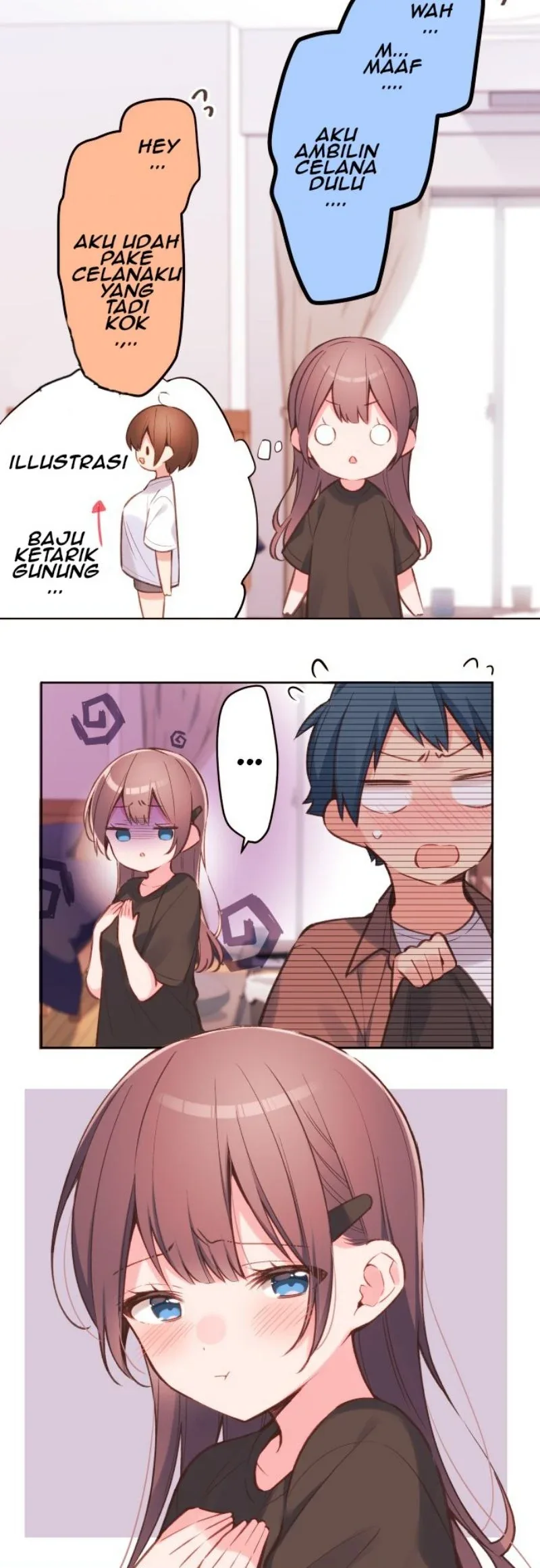 Halaman 16 — Waka-chan Is Flirty Again Chapter 39