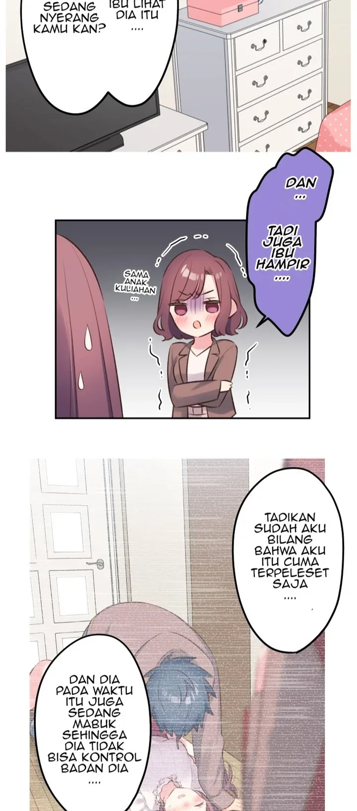 Halaman 3 — Waka-chan Is Flirty Again Chapter 99