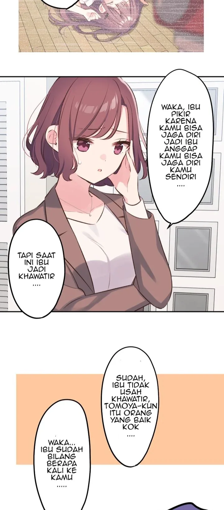Halaman 4 — Waka-chan Is Flirty Again Chapter 99