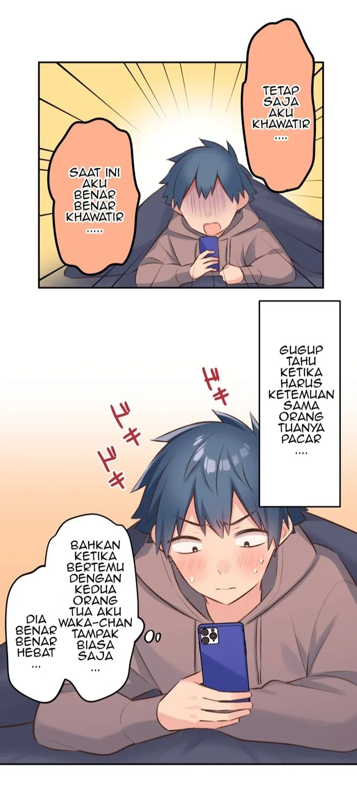 Halaman 17 — Waka-chan Is Flirty Again Chapter 99