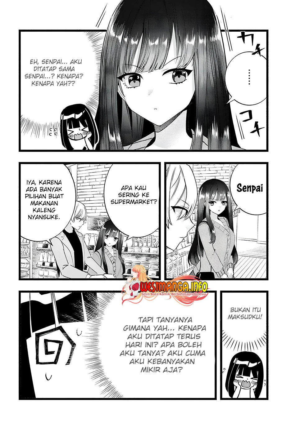 Halaman 8 — Chiteki de Cool na Kouhai Bijo, Ore no Kaineko ni Naru Chapter 15