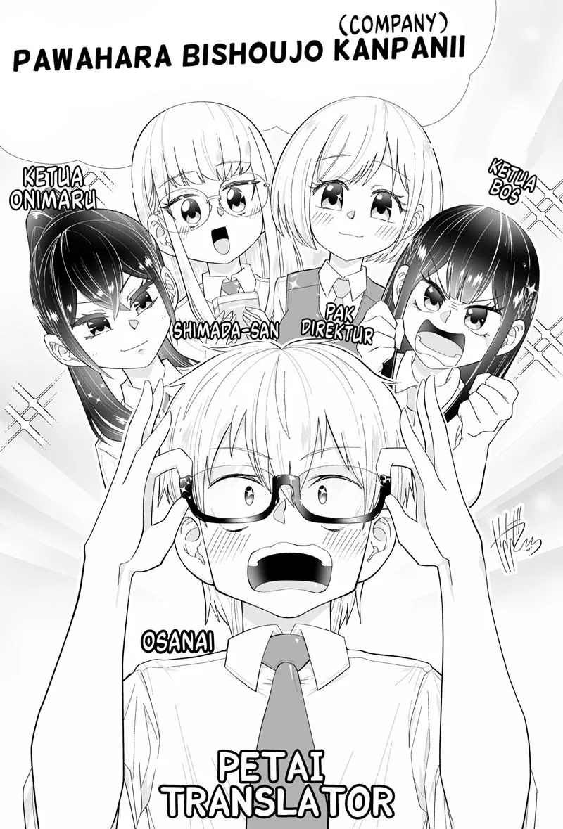 Halaman 9 — Power Harassment Bishoujo Company Chapter 37