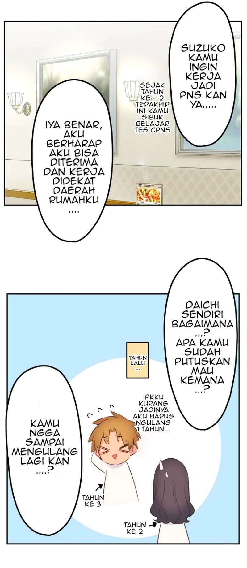 Halaman 12 — Waka-chan Is Flirty Again Chapter 140