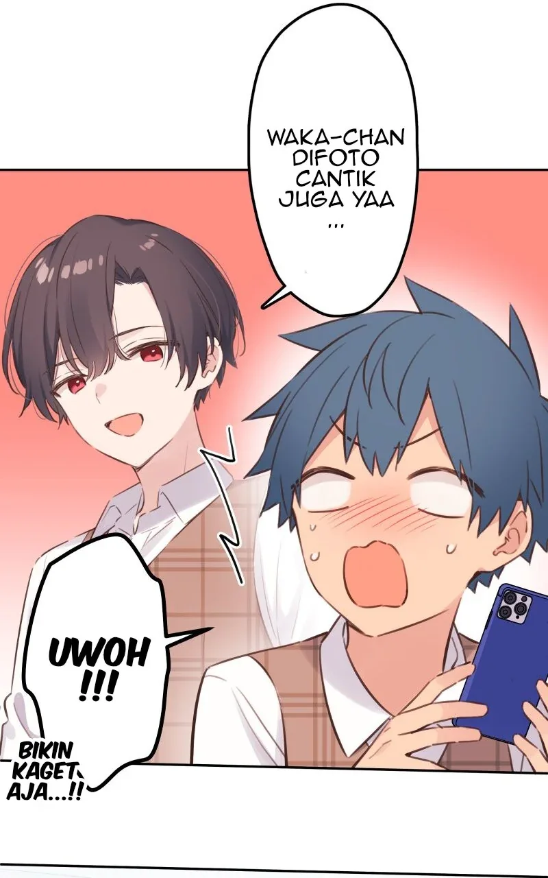 Halaman 14 — Waka-chan Is Flirty Again Chapter 184