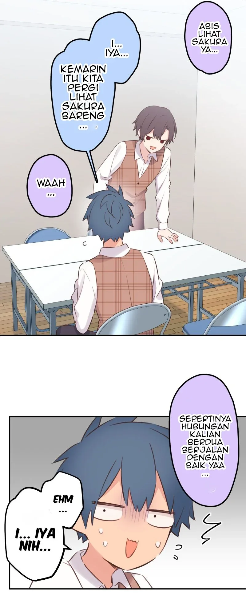Halaman 15 — Waka-chan Is Flirty Again Chapter 184