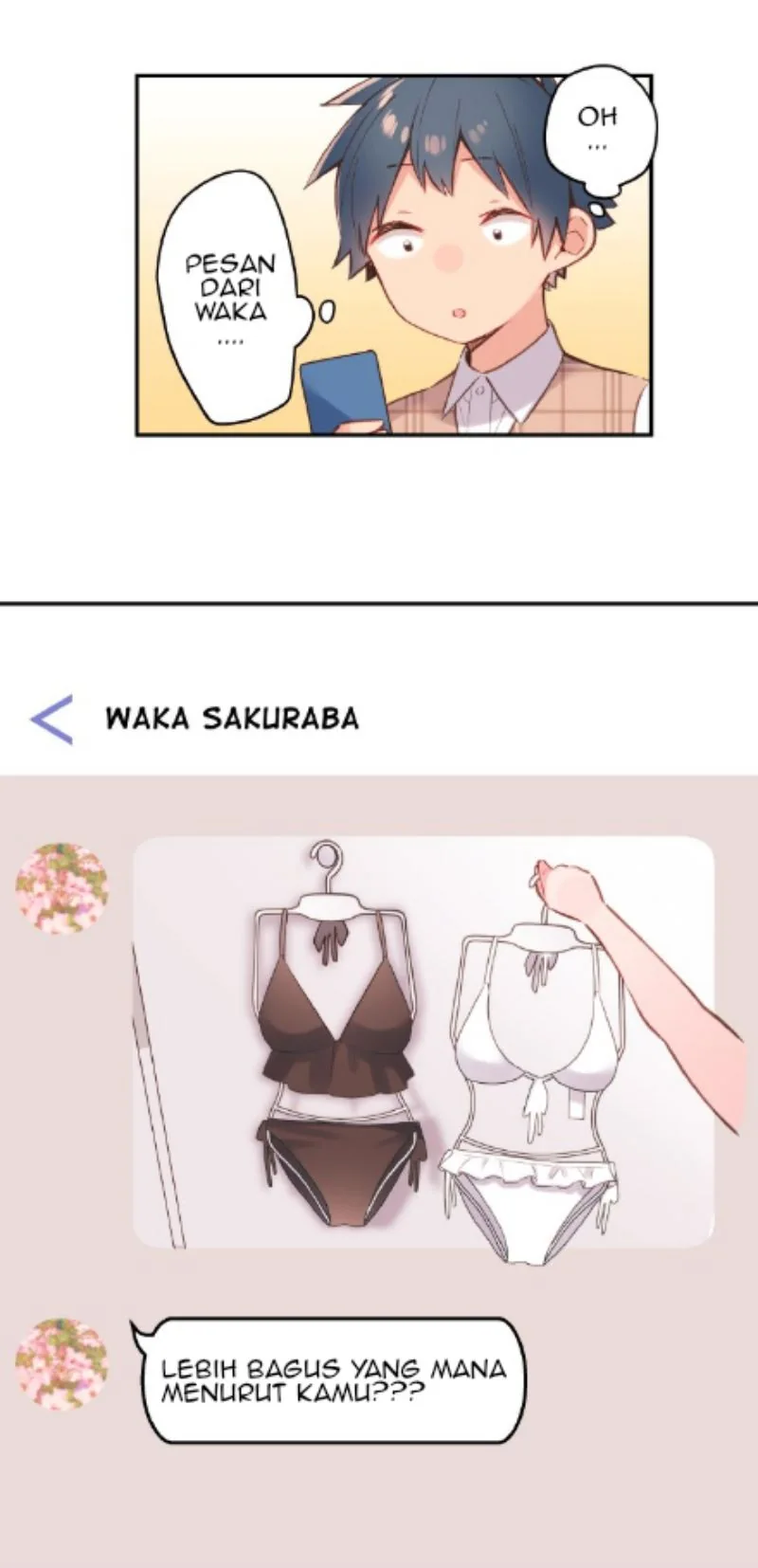 Halaman 26 — Waka-chan Is Flirty Again Chapter 45