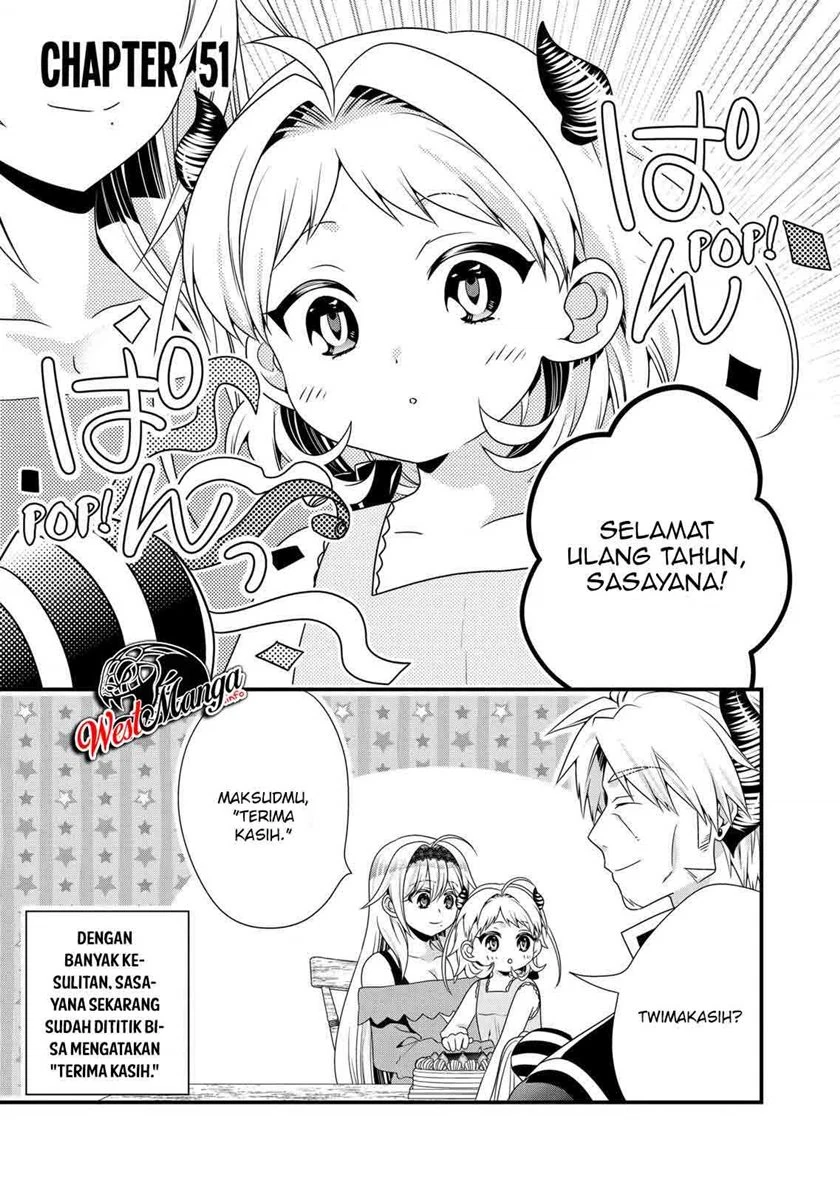 Halaman 3 — Maou desu. Onna Yuusha no Hahaoya to Saikon shita node, Onna Yuusha ga Giri no Musume ni Narimashita. @comic Chapter 51
