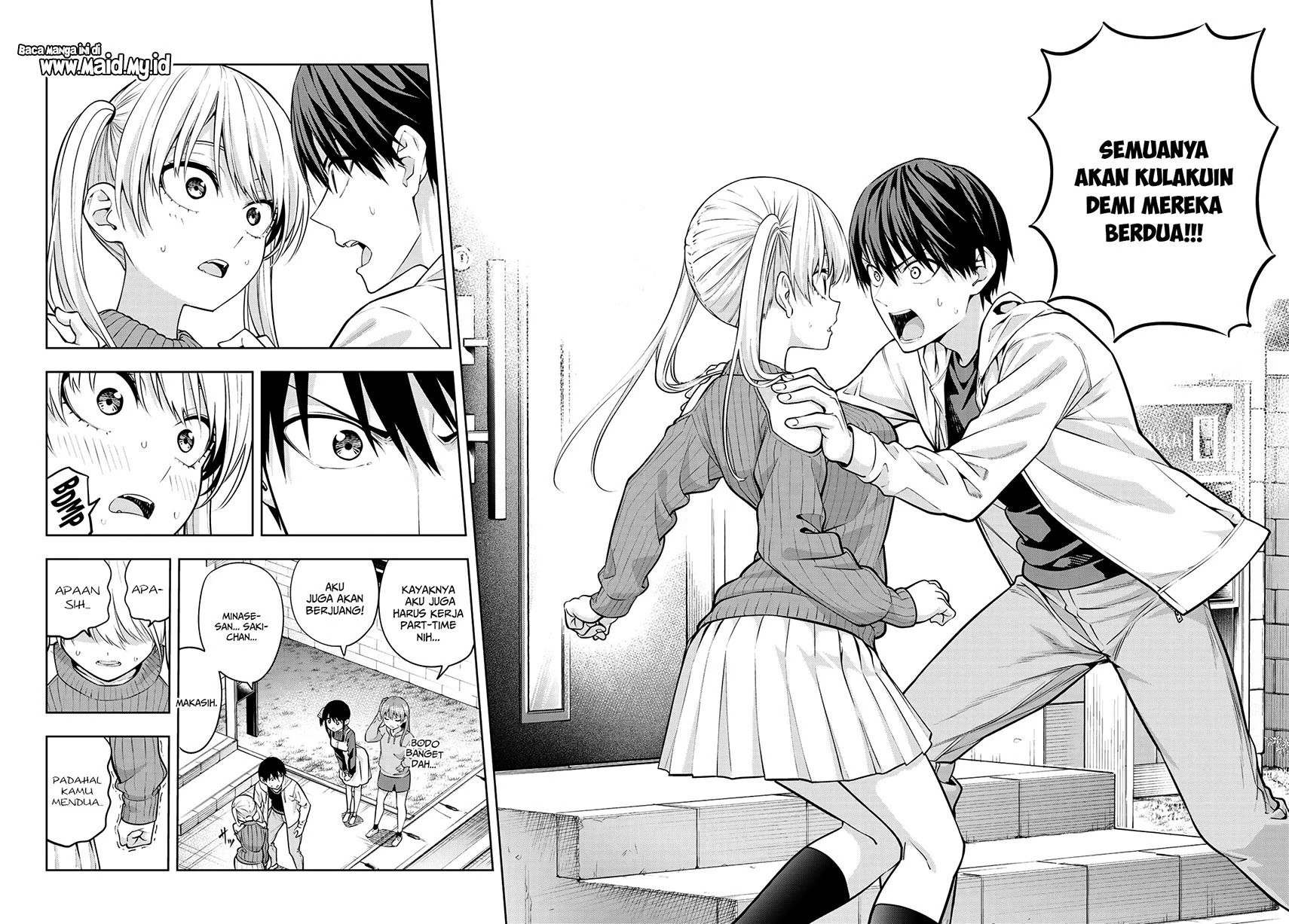 Halaman 12 — Kanojo mo Kanojo Chapter 17