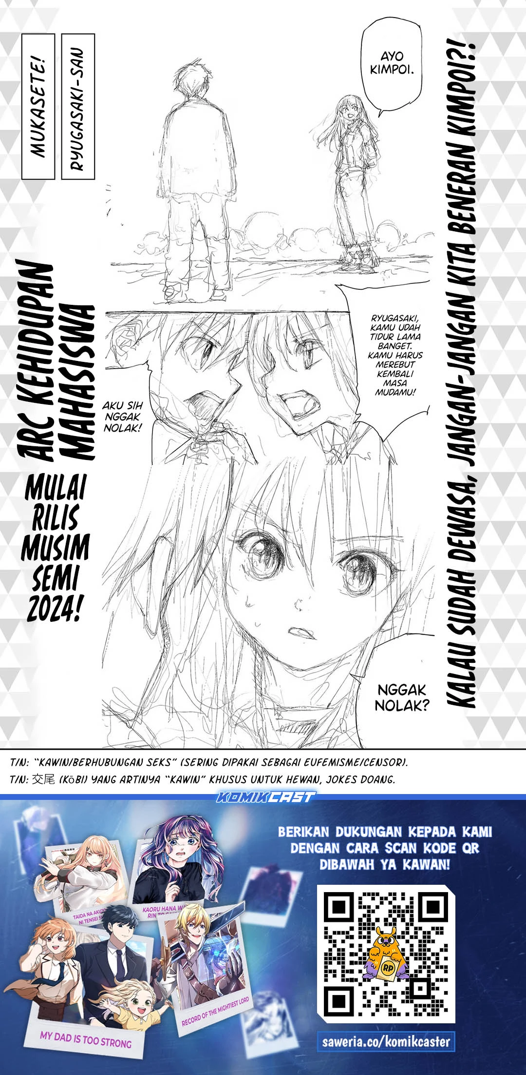 Halaman 10 — Mukasete! Ryuugasaki-san Chapter 128