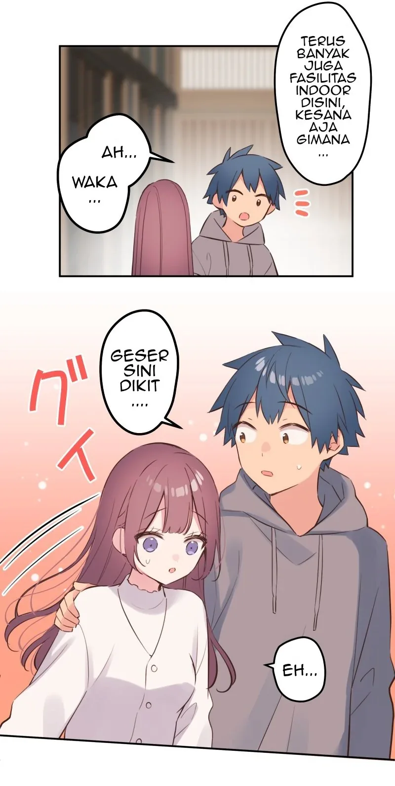 Halaman 15 — Waka-chan Is Flirty Again Chapter 132
