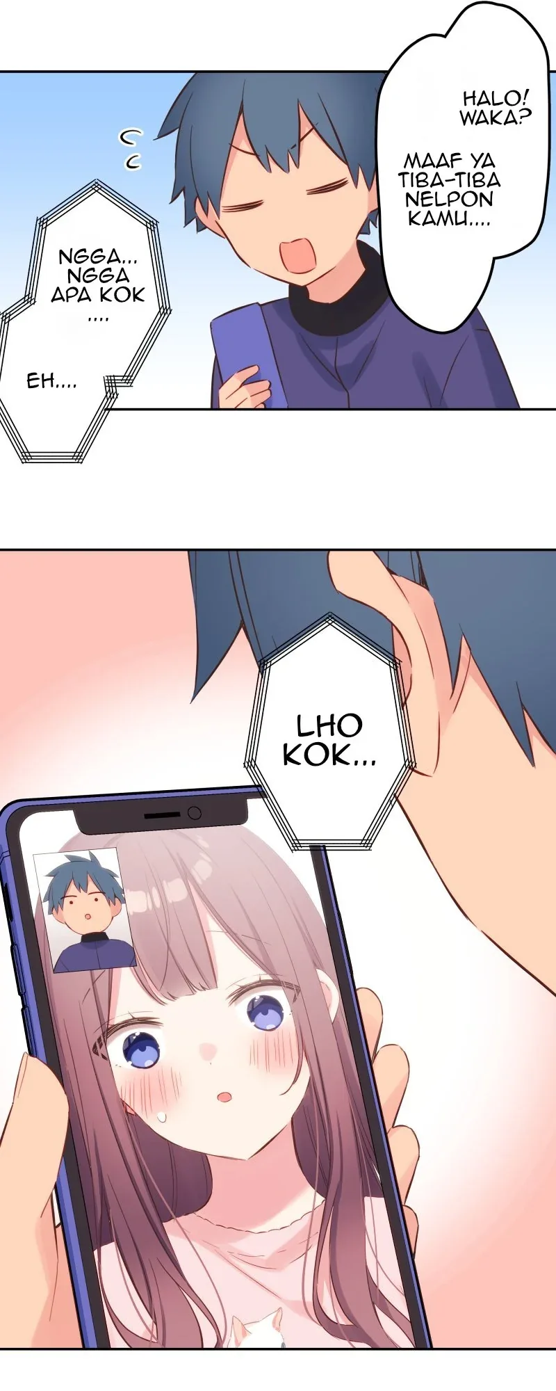 Halaman 19 — Waka-chan Is Flirty Again Chapter 148