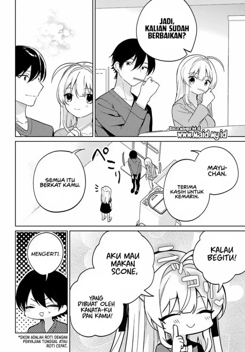 Halaman 6 — Remote Jugyou ni Nattara Class 1 no Bishoujo to Doukyo suru Koto ni Natta Chapter 20.1
