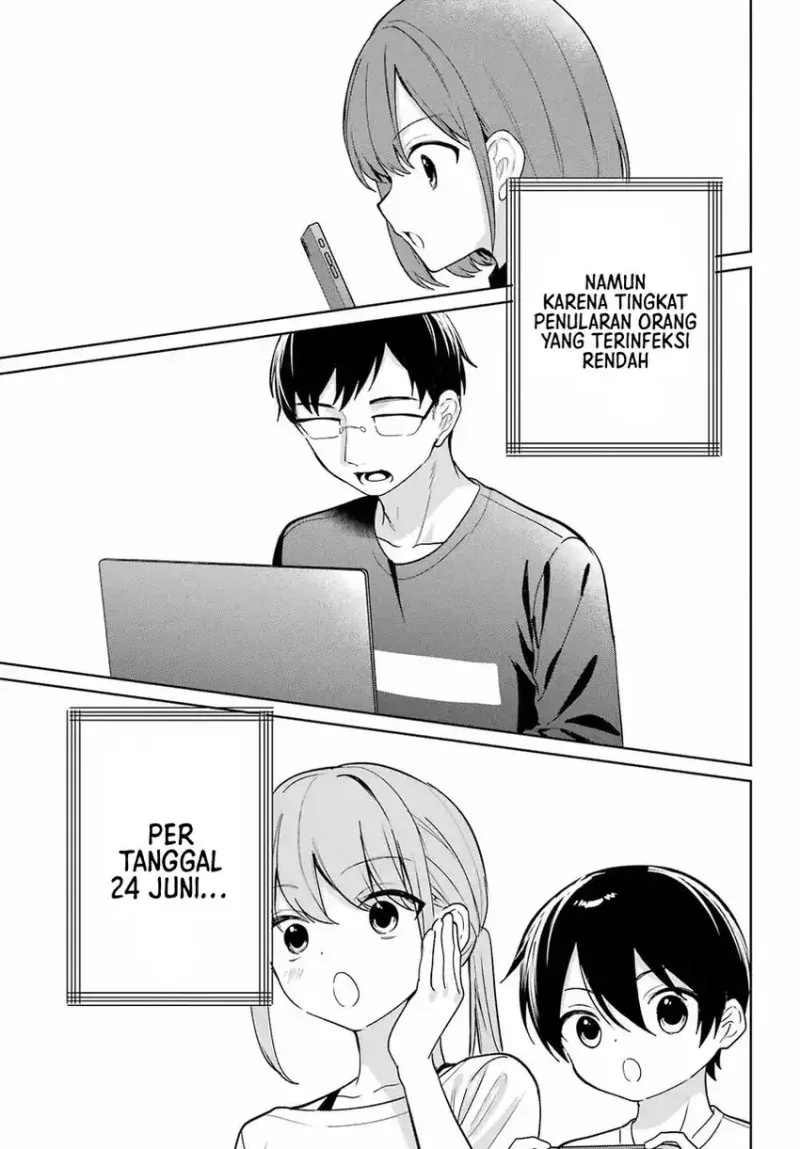 Halaman 11 — Remote Jugyou ni Nattara Class 1 no Bishoujo to Doukyo suru Koto ni Natta Chapter 20.1