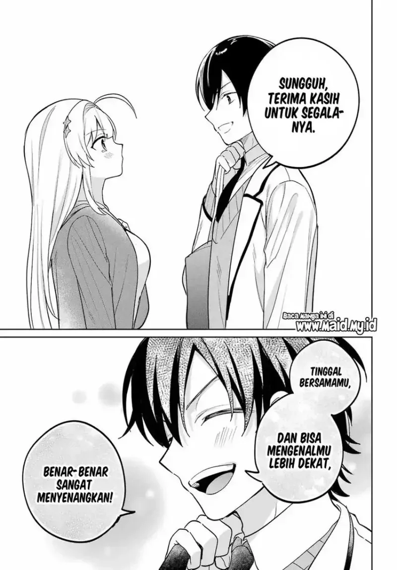 Halaman 18 — Remote Jugyou ni Nattara Class 1 no Bishoujo to Doukyo suru Koto ni Natta Chapter 20.1