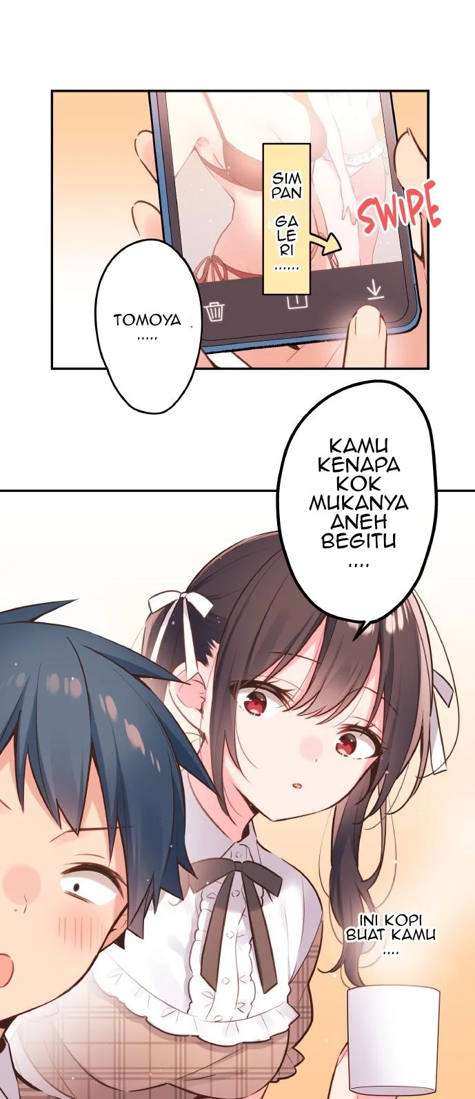 Halaman 9 — Waka-chan Is Flirty Again Chapter 46