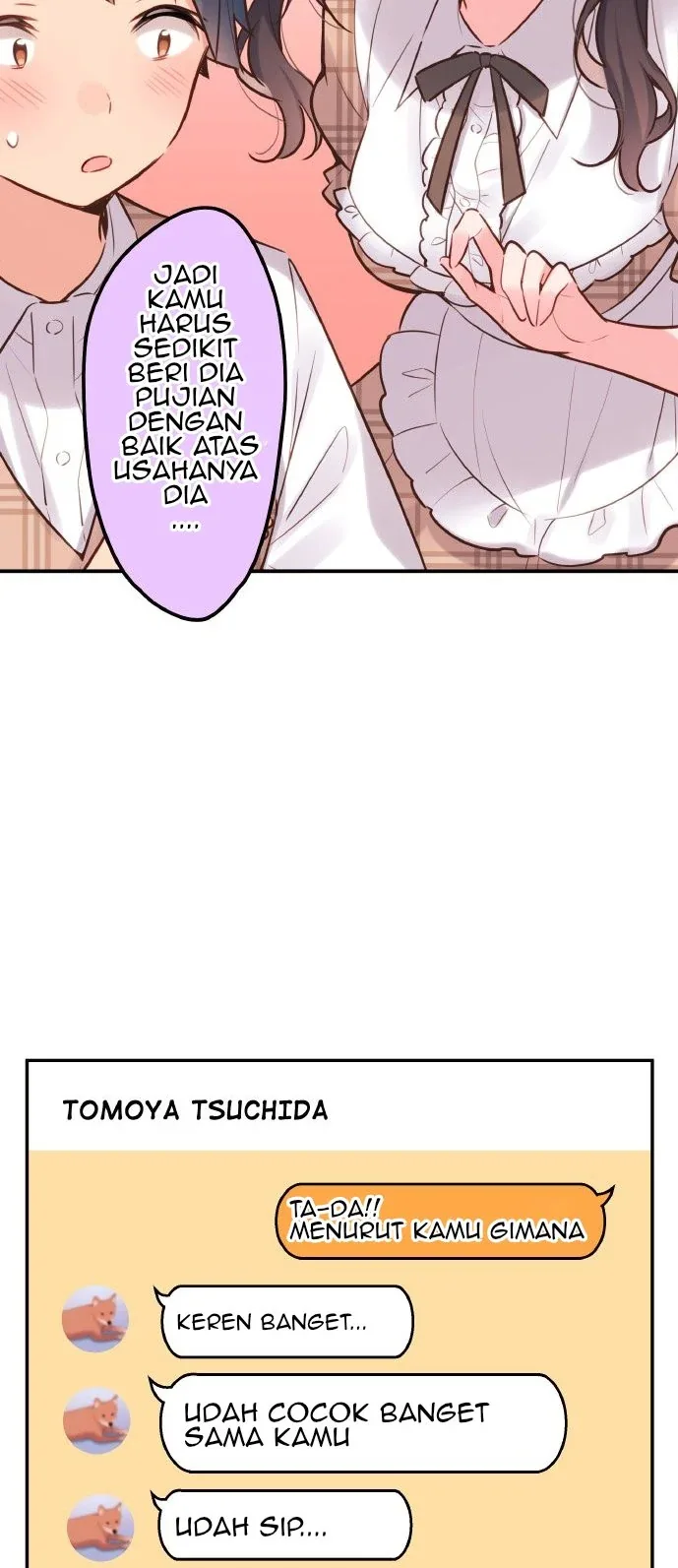 Halaman 15 — Waka-chan Is Flirty Again Chapter 46