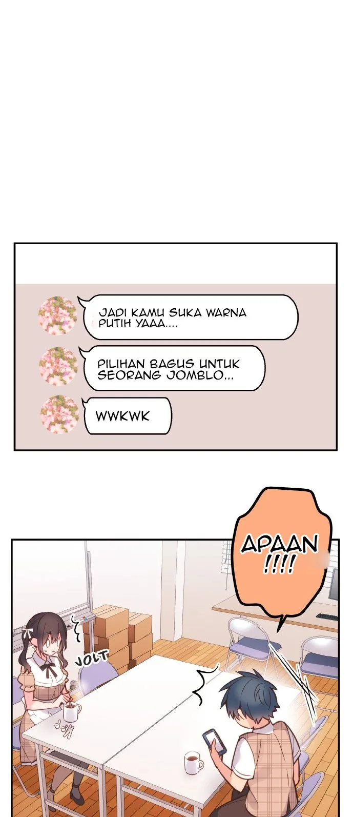 Halaman 18 — Waka-chan Is Flirty Again Chapter 46