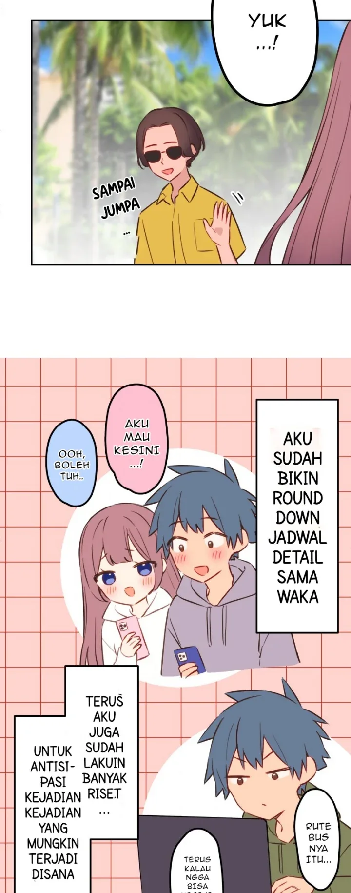 Halaman 13 — Waka-chan Is Flirty Again Chapter 215