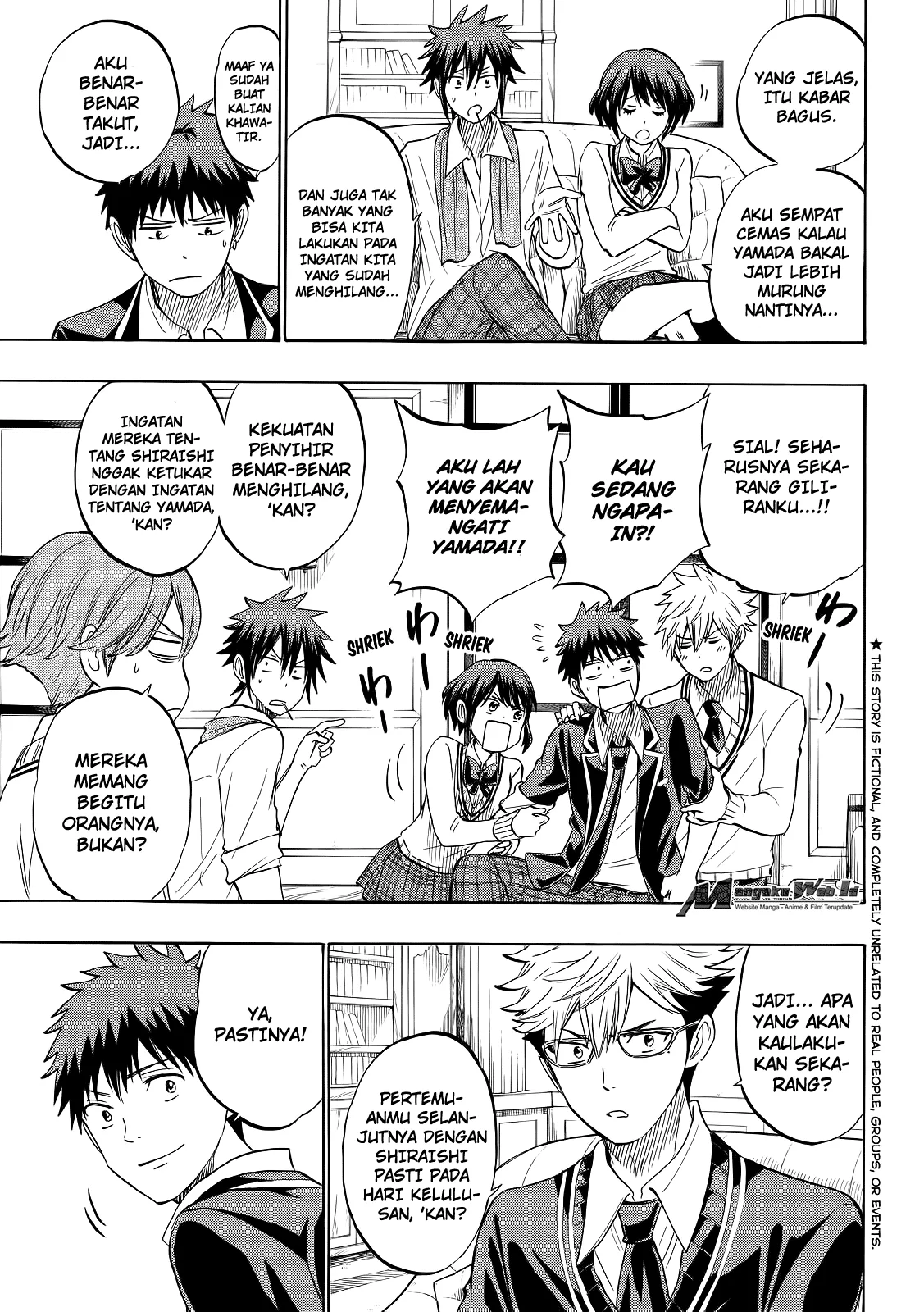 Halaman 3 — Yamada-kun to 7-nin no Majo Chapter 238