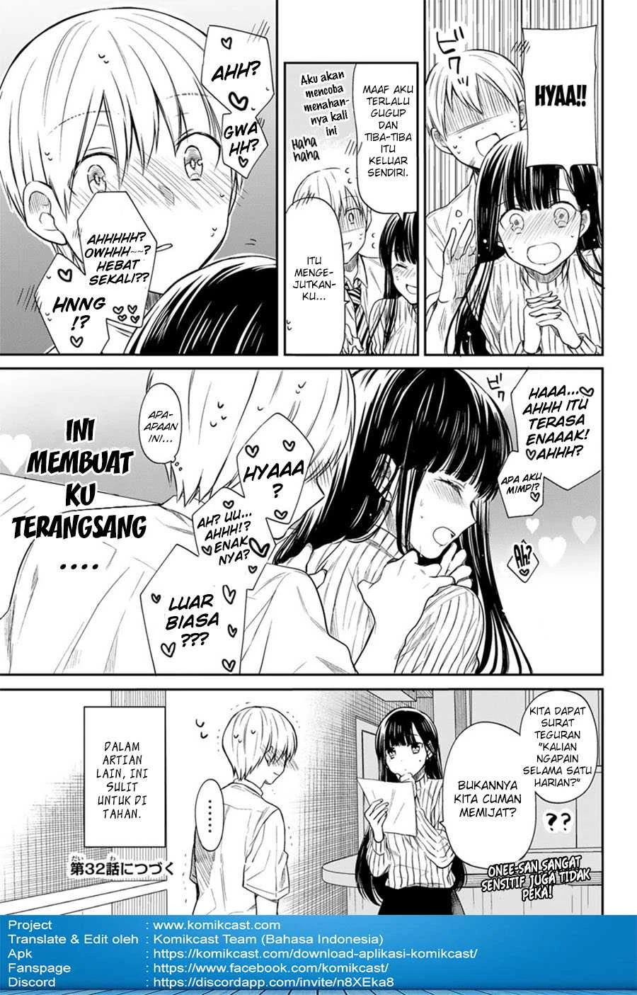 Halaman 4 — Danshi Koukousei wo Yashinaitai Oneesan no Hanashi Chapter 31