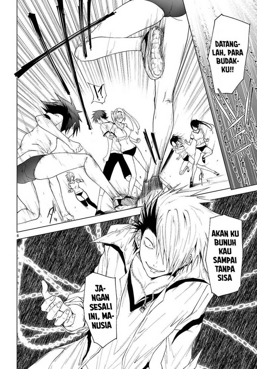 Halaman 8 — Maou Gakuen no Hangyakusha: Jinrui Hatsu no Maou Kouhou, Kenzoku Shoujo to Ouza wo Mezashite Nariagaru Chapter 44