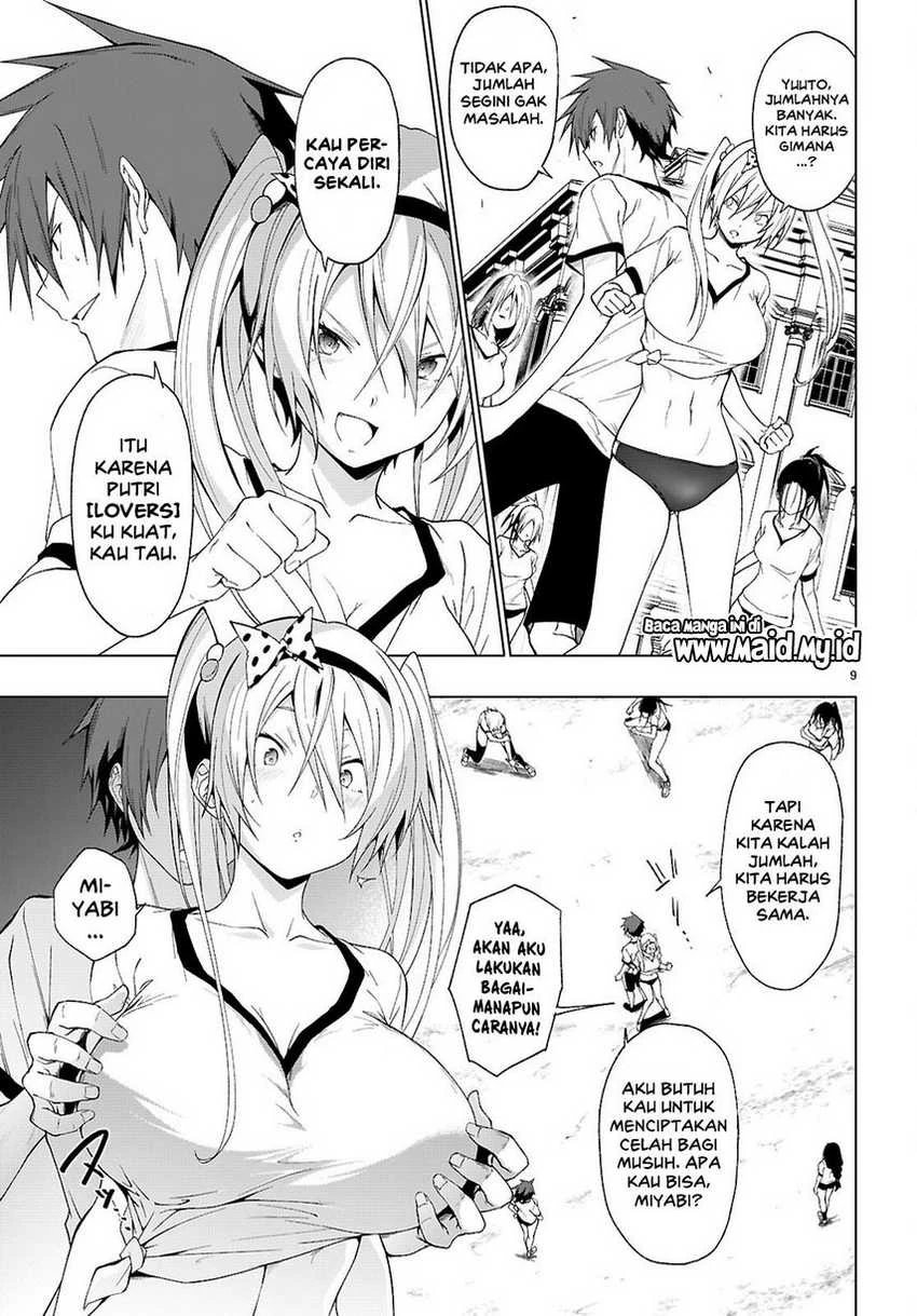 Halaman 9 — Maou Gakuen no Hangyakusha: Jinrui Hatsu no Maou Kouhou, Kenzoku Shoujo to Ouza wo Mezashite Nariagaru Chapter 44