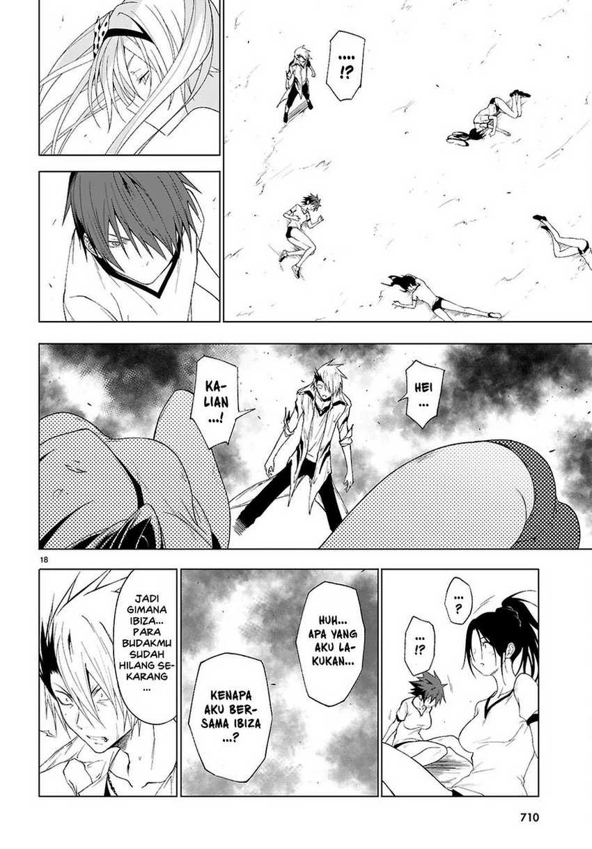 Halaman 18 — Maou Gakuen no Hangyakusha: Jinrui Hatsu no Maou Kouhou, Kenzoku Shoujo to Ouza wo Mezashite Nariagaru Chapter 44