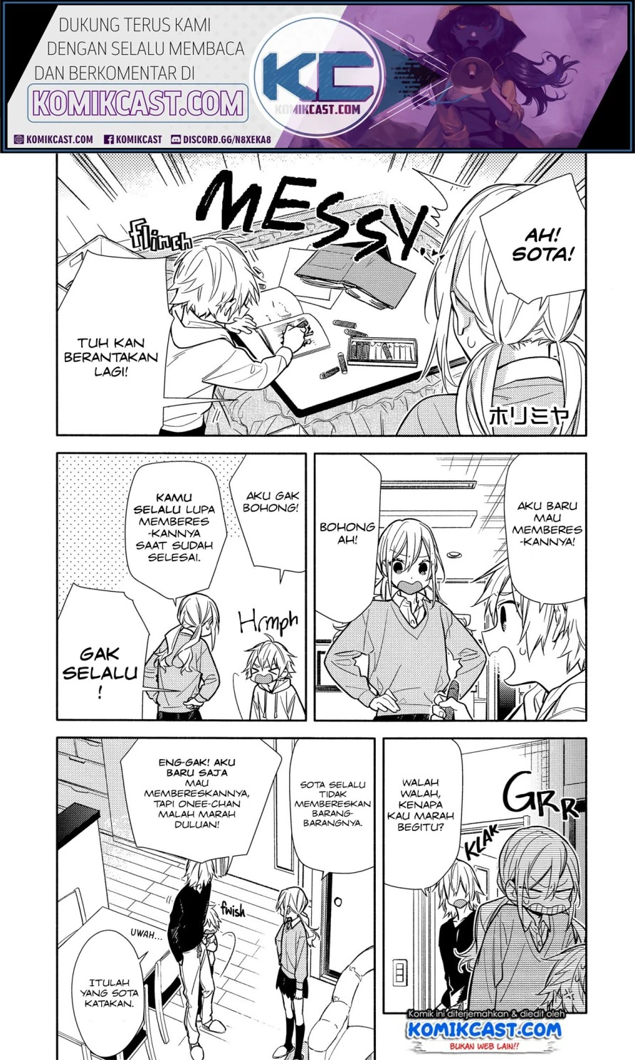 Halaman 3 — Horimiya Chapter 107