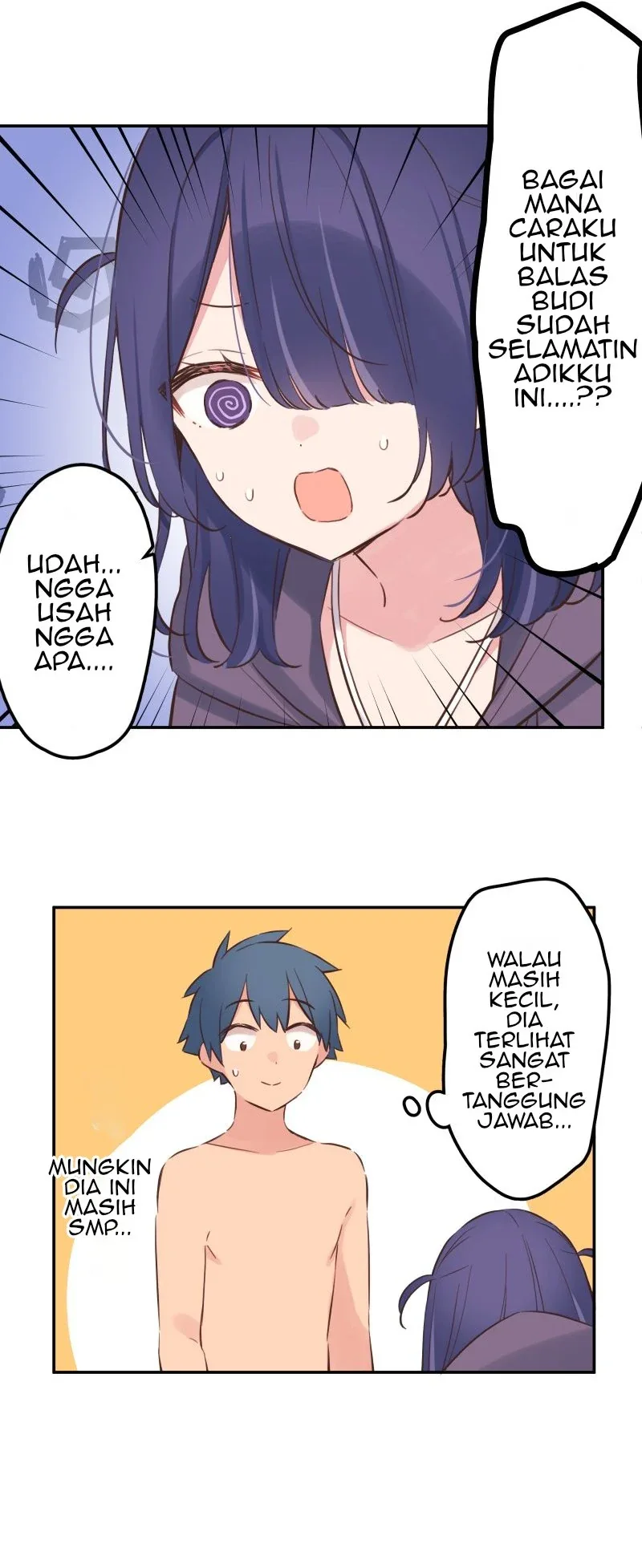 Halaman 28 — Waka-chan Is Flirty Again Chapter 158
