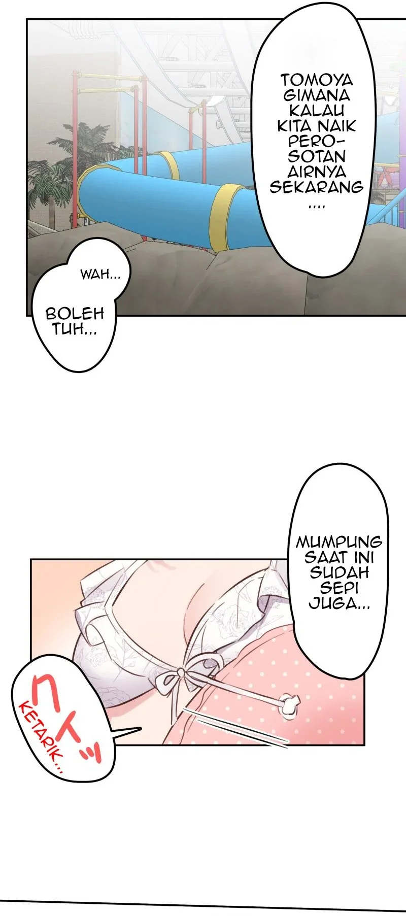 Halaman 36 — Waka-chan Is Flirty Again Chapter 158
