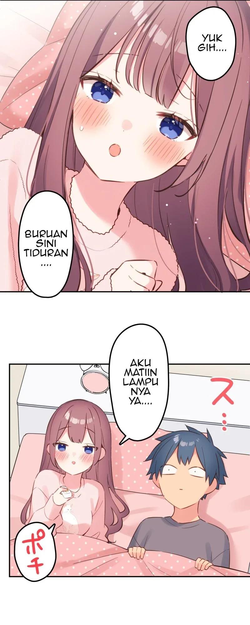 Halaman 4 — Waka-chan Is Flirty Again Chapter 154