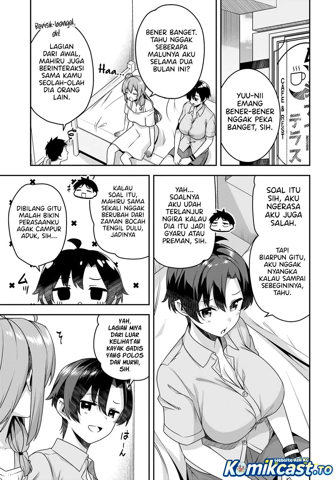 Halaman 9 — 10-nenburi ni Saikai shita Kusogaki wa Seijun Bishoujo JK ni Seichou shiteita Chapter 18.2