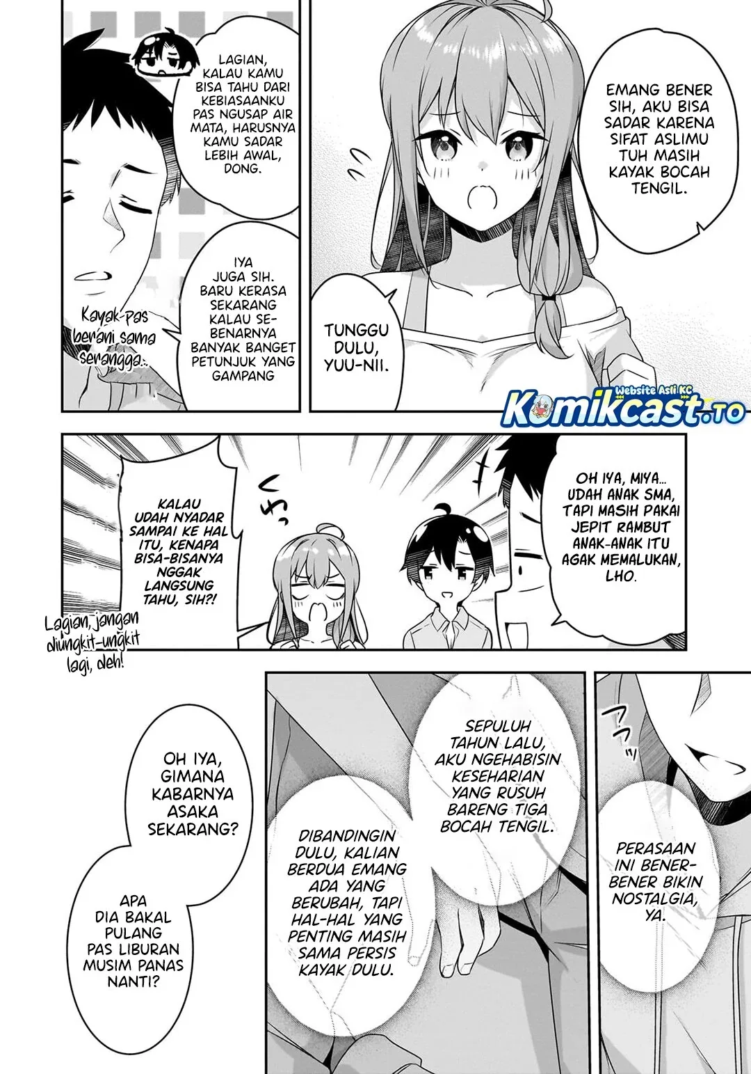 Halaman 10 — 10-nenburi ni Saikai shita Kusogaki wa Seijun Bishoujo JK ni Seichou shiteita Chapter 18.2