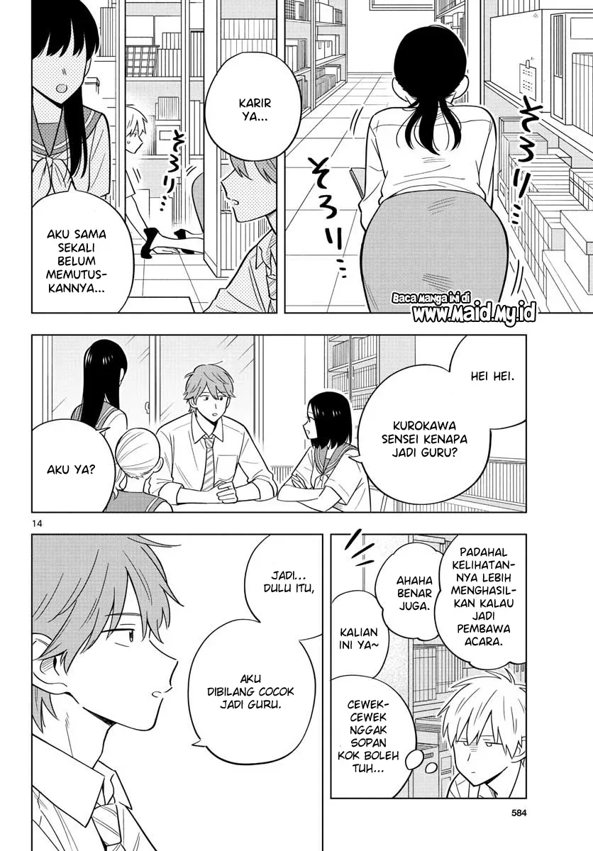 Halaman 16 — Sensei wa Koi wo Oshierarenai Chapter 39