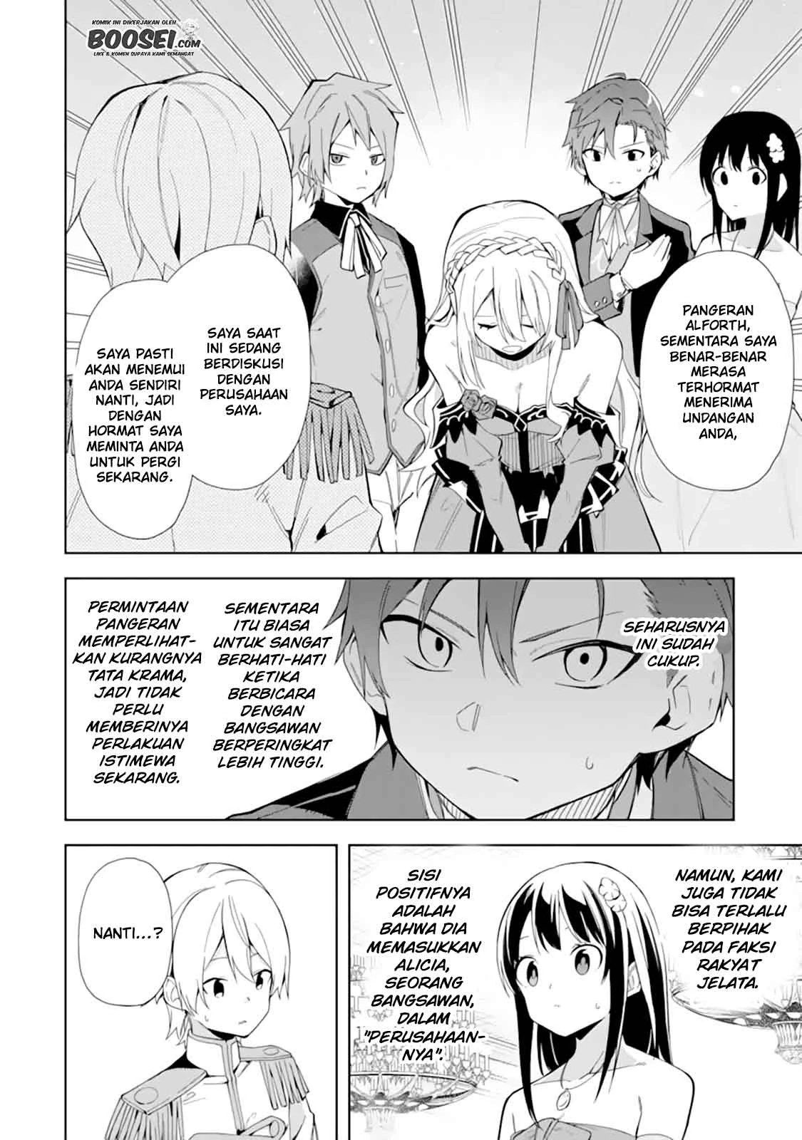 Halaman 6 — Akuyaku Reijou no Shitsuji-sama: Hametsu Flag wa Ore ga Tsubusasete Itadakimasu Chapter 9