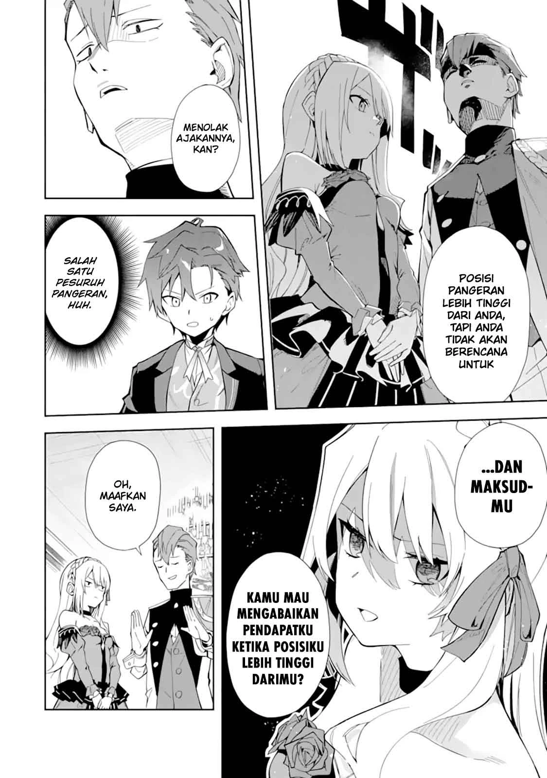 Halaman 9 — Akuyaku Reijou no Shitsuji-sama: Hametsu Flag wa Ore ga Tsubusasete Itadakimasu Chapter 9