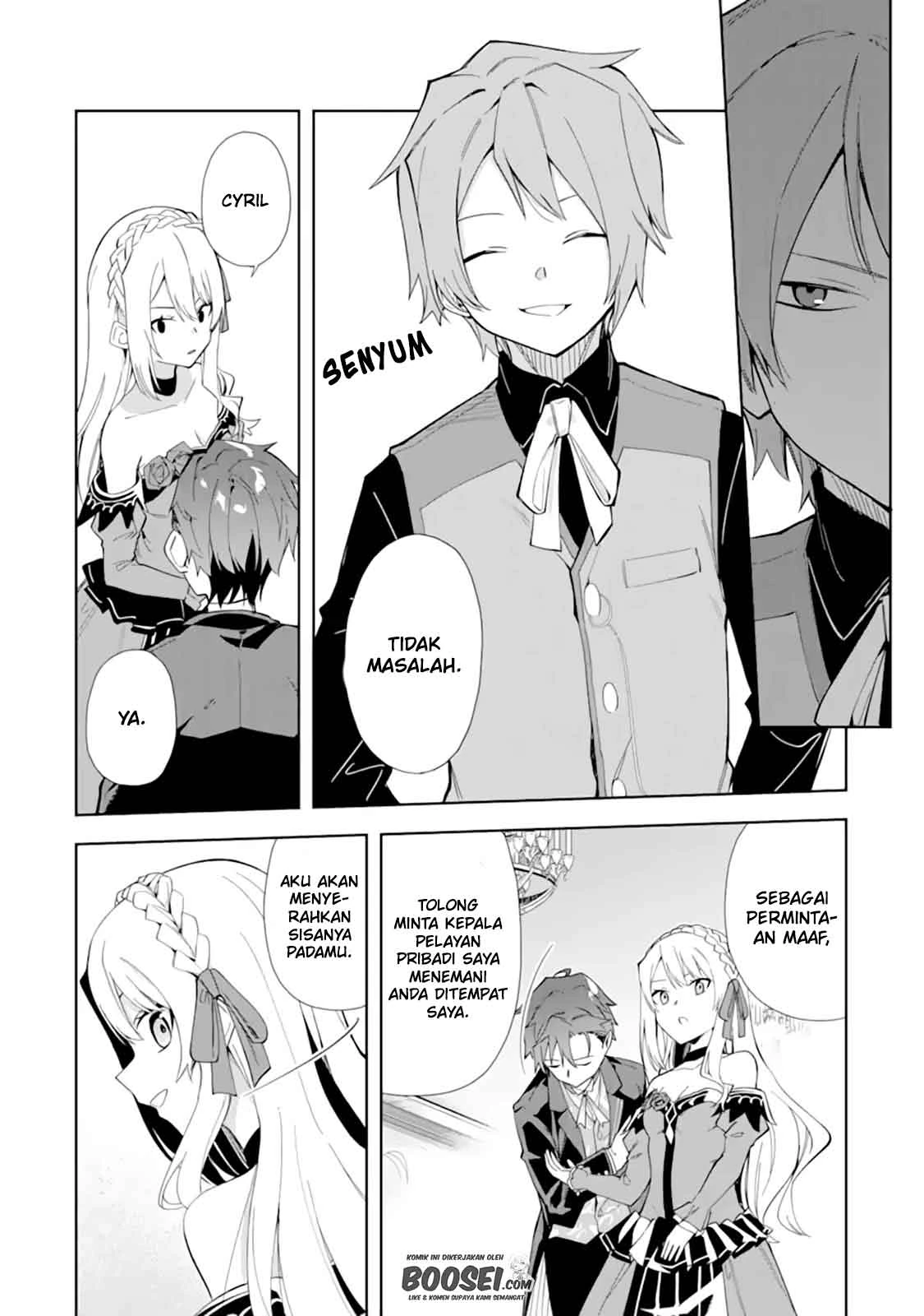 Halaman 11 — Akuyaku Reijou no Shitsuji-sama: Hametsu Flag wa Ore ga Tsubusasete Itadakimasu Chapter 9