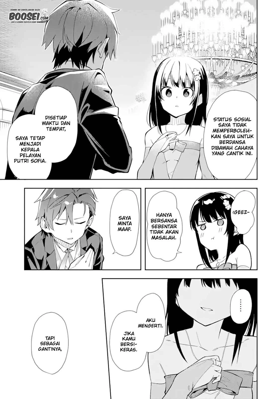 Halaman 22 — Akuyaku Reijou no Shitsuji-sama: Hametsu Flag wa Ore ga Tsubusasete Itadakimasu Chapter 9