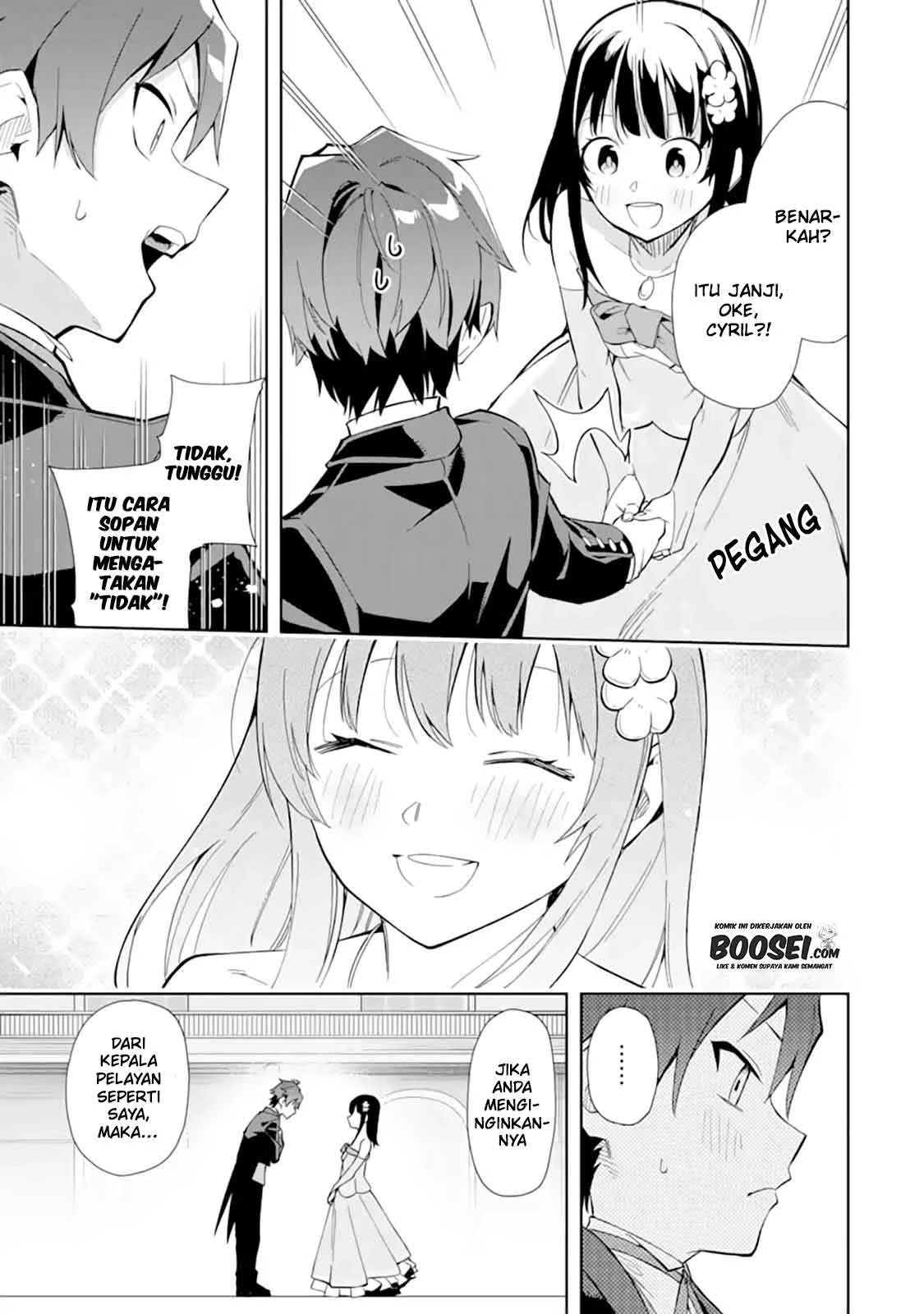 Halaman 24 — Akuyaku Reijou no Shitsuji-sama: Hametsu Flag wa Ore ga Tsubusasete Itadakimasu Chapter 9