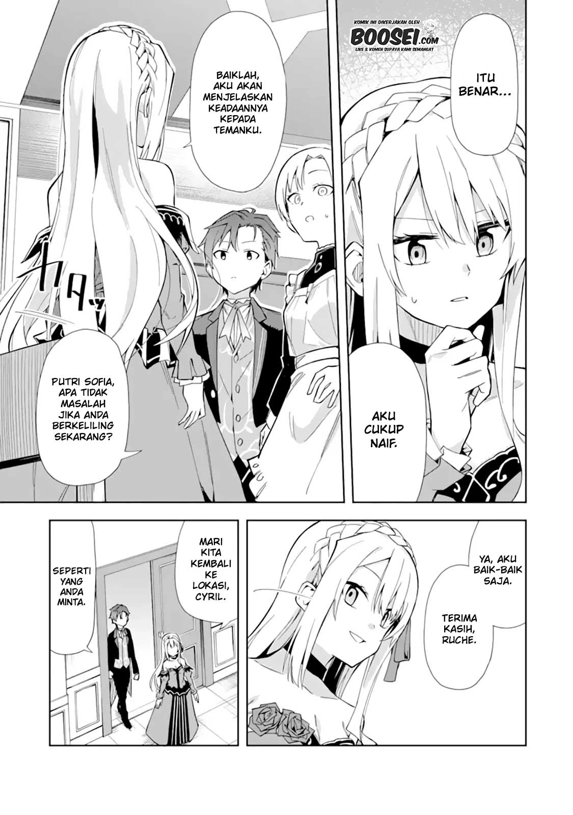 Halaman 32 — Akuyaku Reijou no Shitsuji-sama: Hametsu Flag wa Ore ga Tsubusasete Itadakimasu Chapter 9