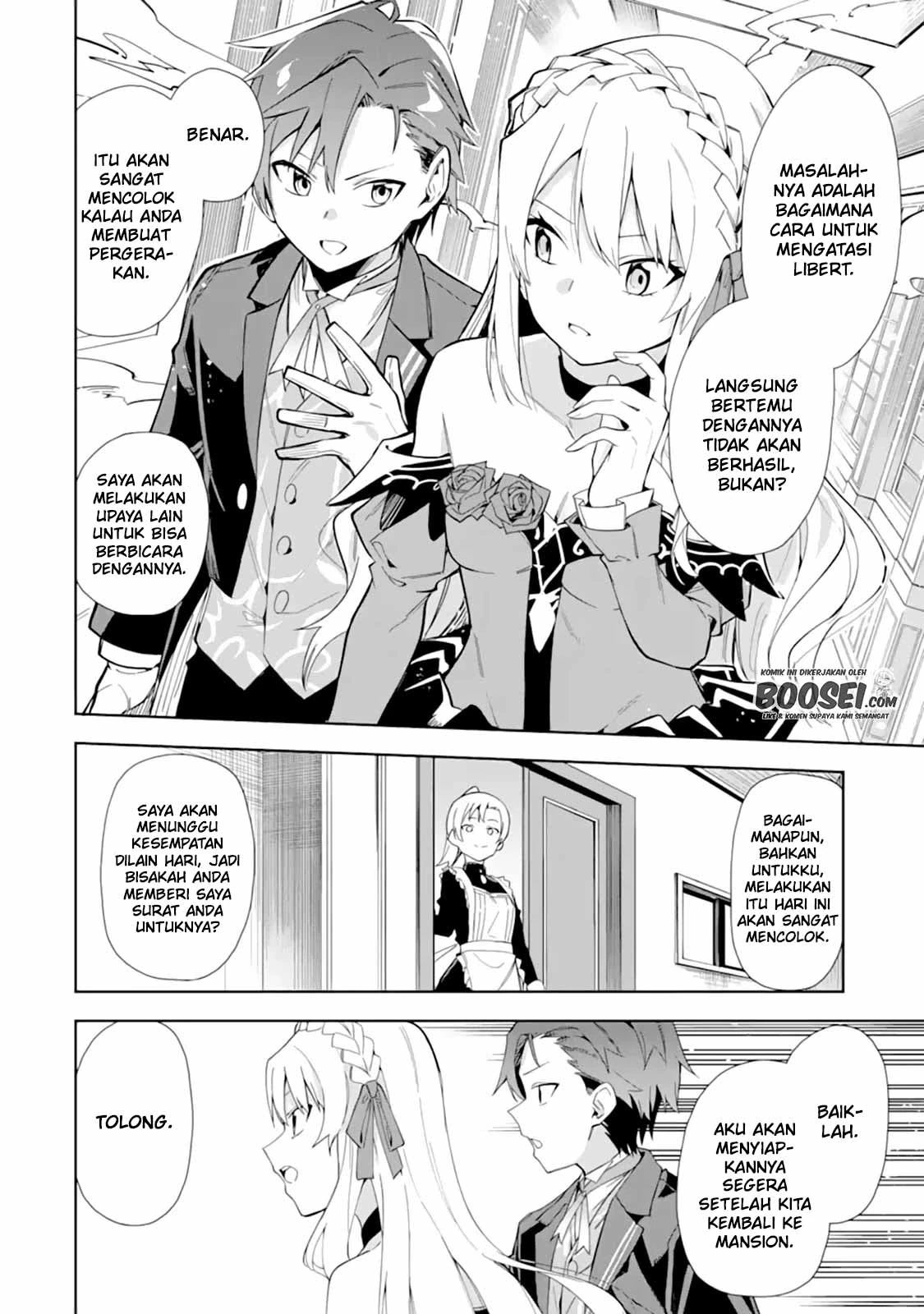Halaman 33 — Akuyaku Reijou no Shitsuji-sama: Hametsu Flag wa Ore ga Tsubusasete Itadakimasu Chapter 9