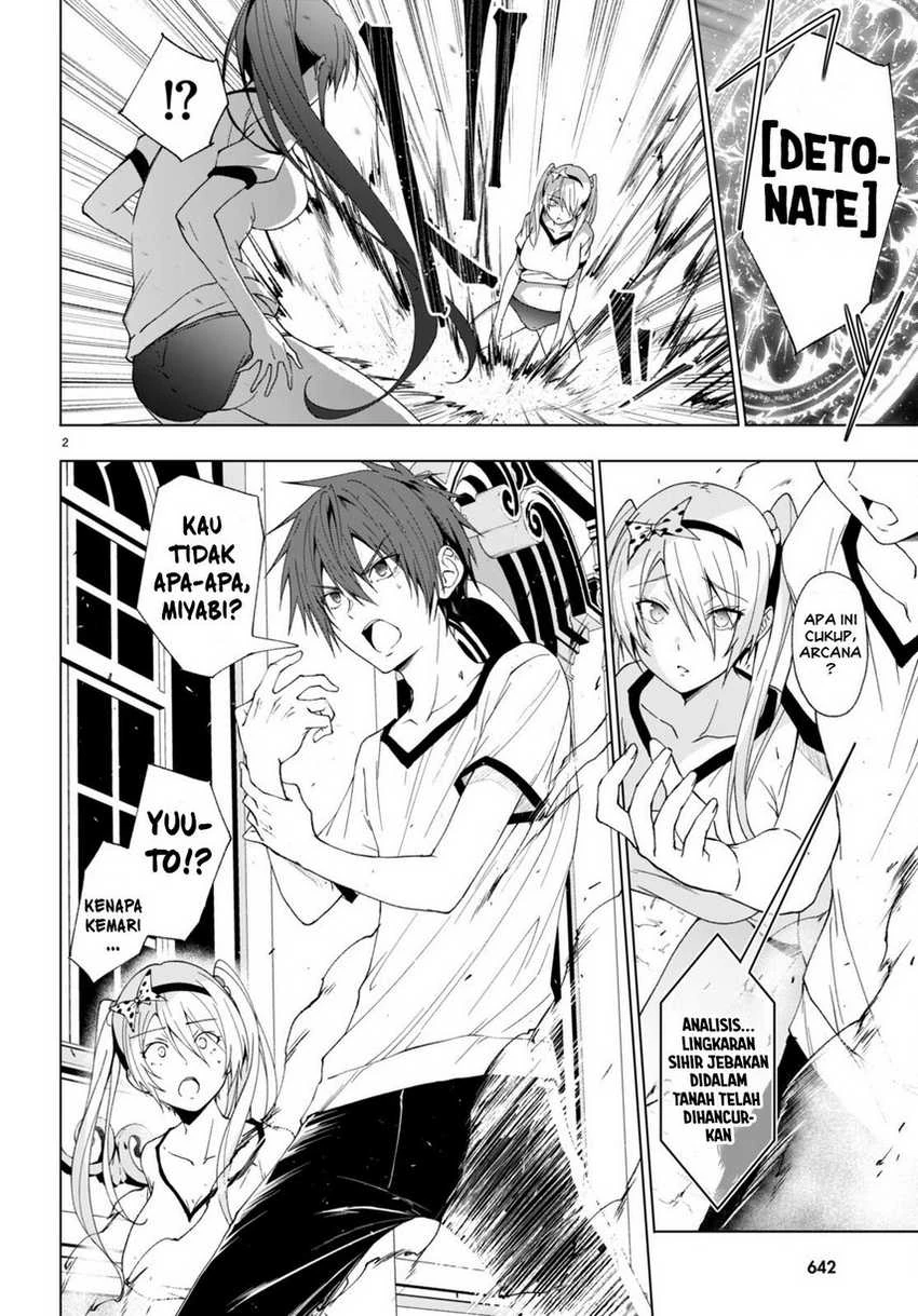 Halaman 4 — Maou Gakuen no Hangyakusha: Jinrui Hatsu no Maou Kouhou, Kenzoku Shoujo to Ouza wo Mezashite Nariagaru Chapter 41