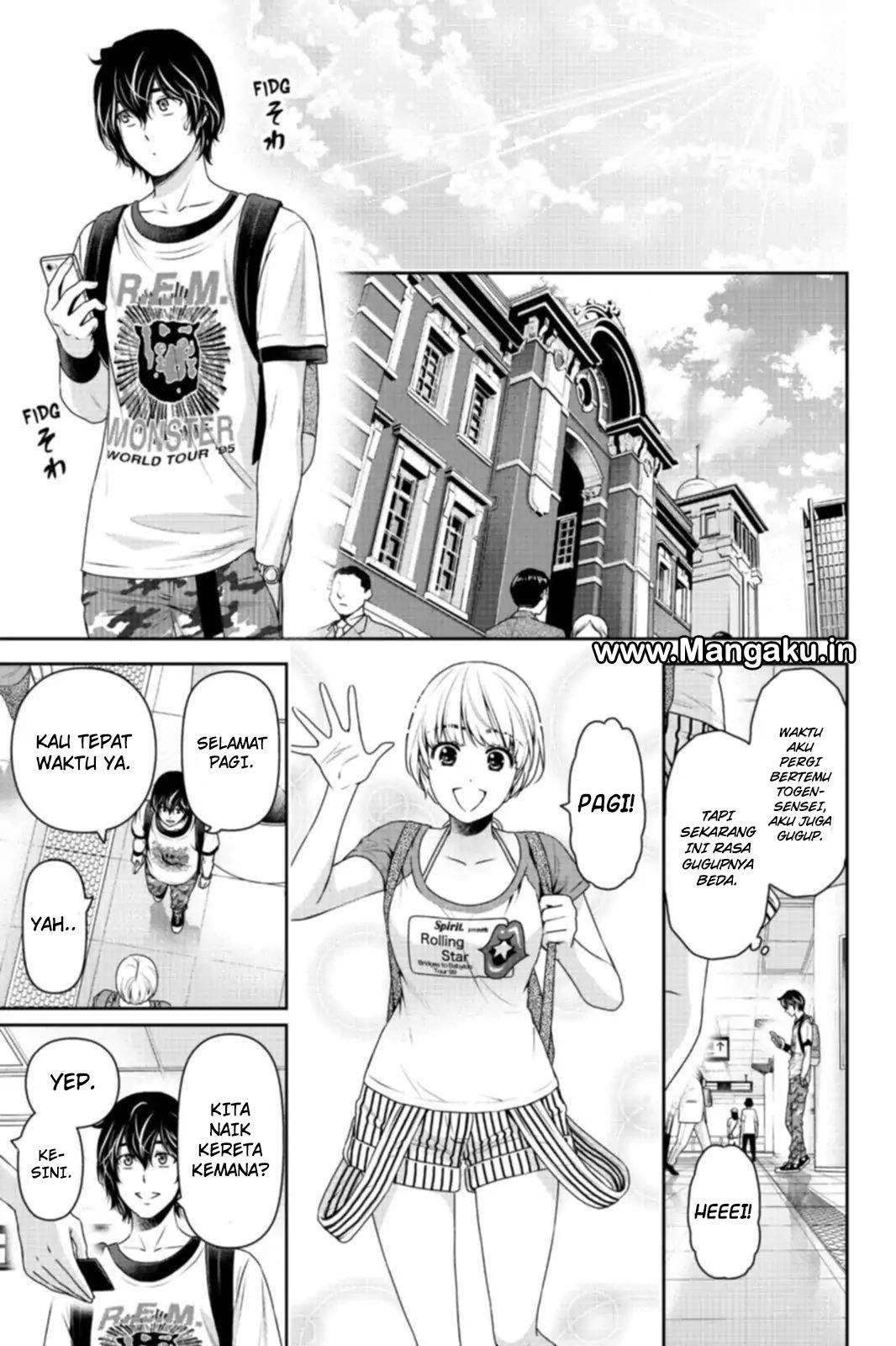 Halaman 15 — Domestic na Kanojo Chapter 159