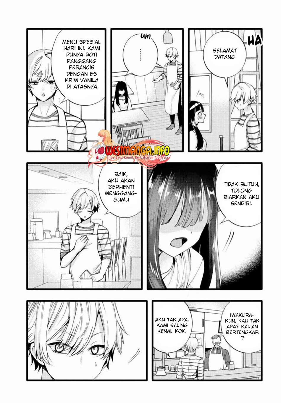Halaman 5 — Chiteki de Cool na Kouhai Bijo, Ore no Kaineko ni Naru Chapter 5