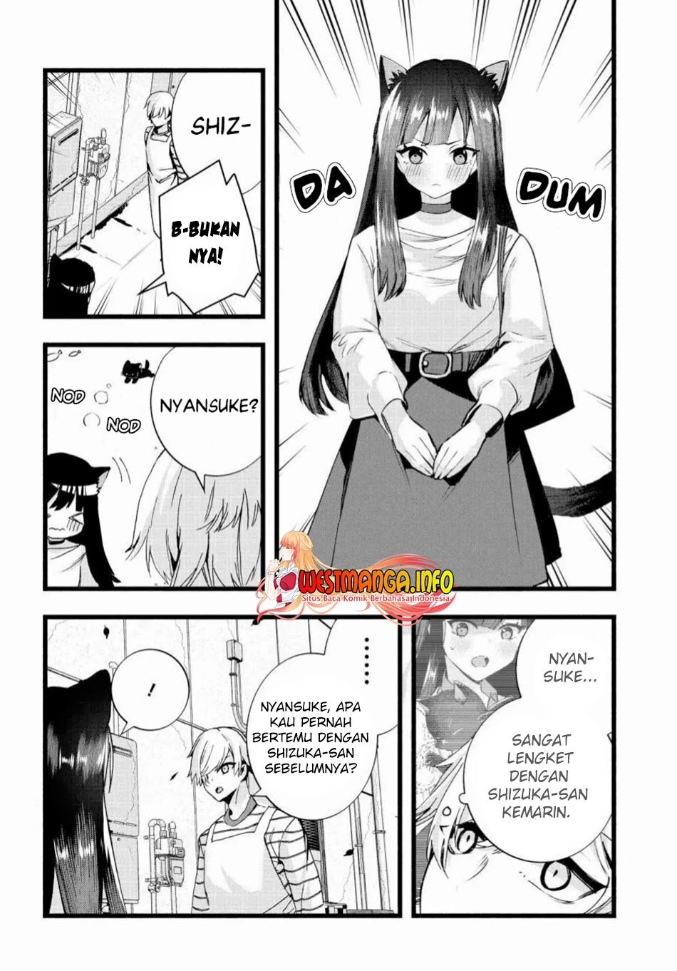 Halaman 7 — Chiteki de Cool na Kouhai Bijo, Ore no Kaineko ni Naru Chapter 5