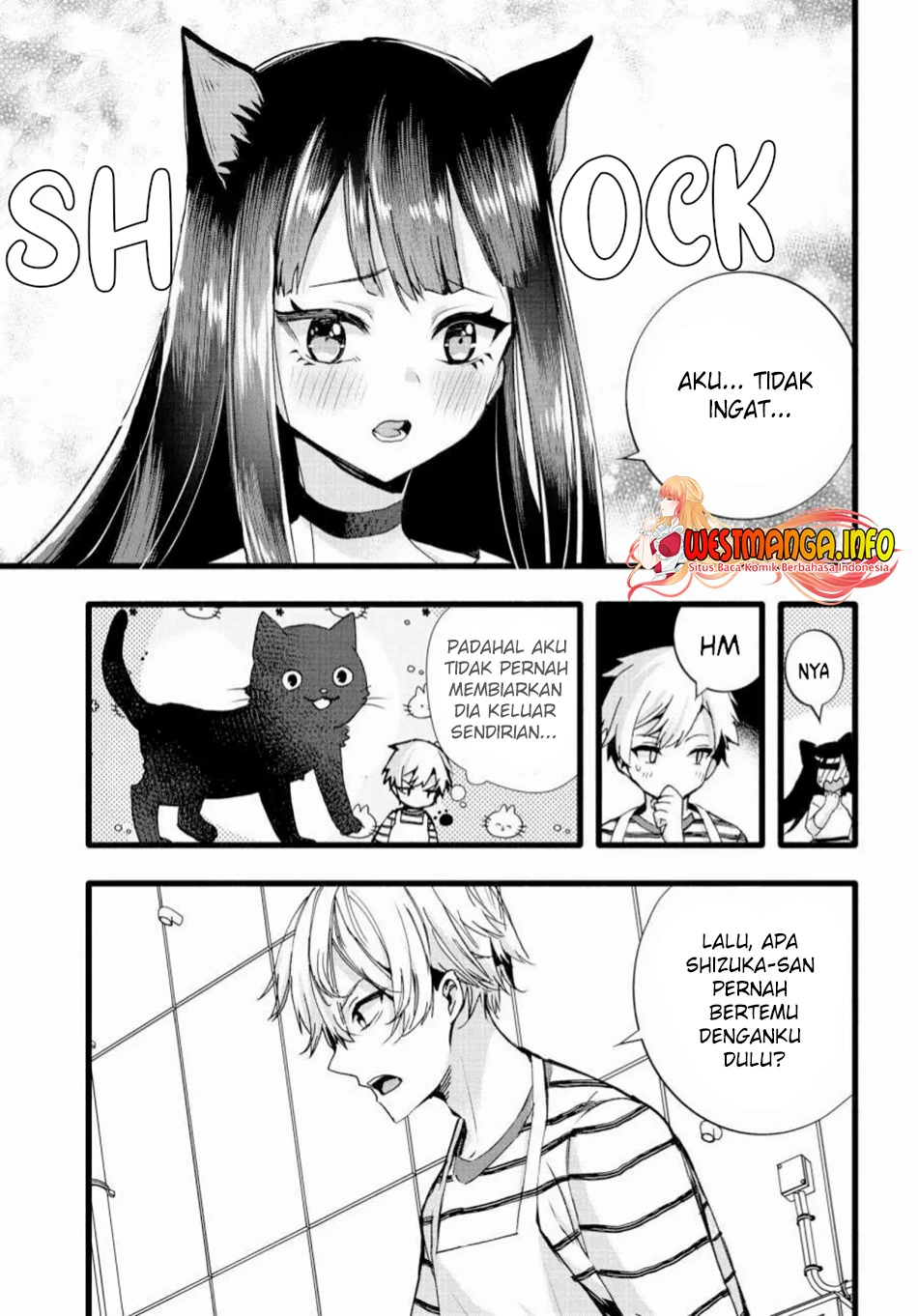 Halaman 8 — Chiteki de Cool na Kouhai Bijo, Ore no Kaineko ni Naru Chapter 5