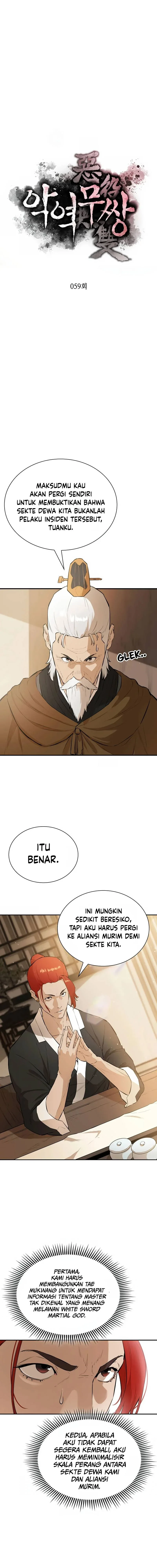 Halaman 4 — The Unrivaled Villain Chapter 59