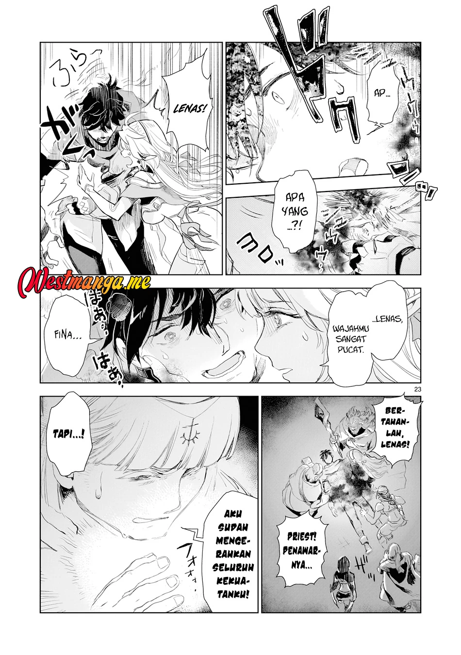 Halaman 15 — Elf-zuma to Hajimeru Yuukyuu no Tabi: Densetsu no Yuusha, Aisuru Elf to Tomo ni 100-nen Mae ni Sukutta Sekai wo Tabisuru Chapter 1