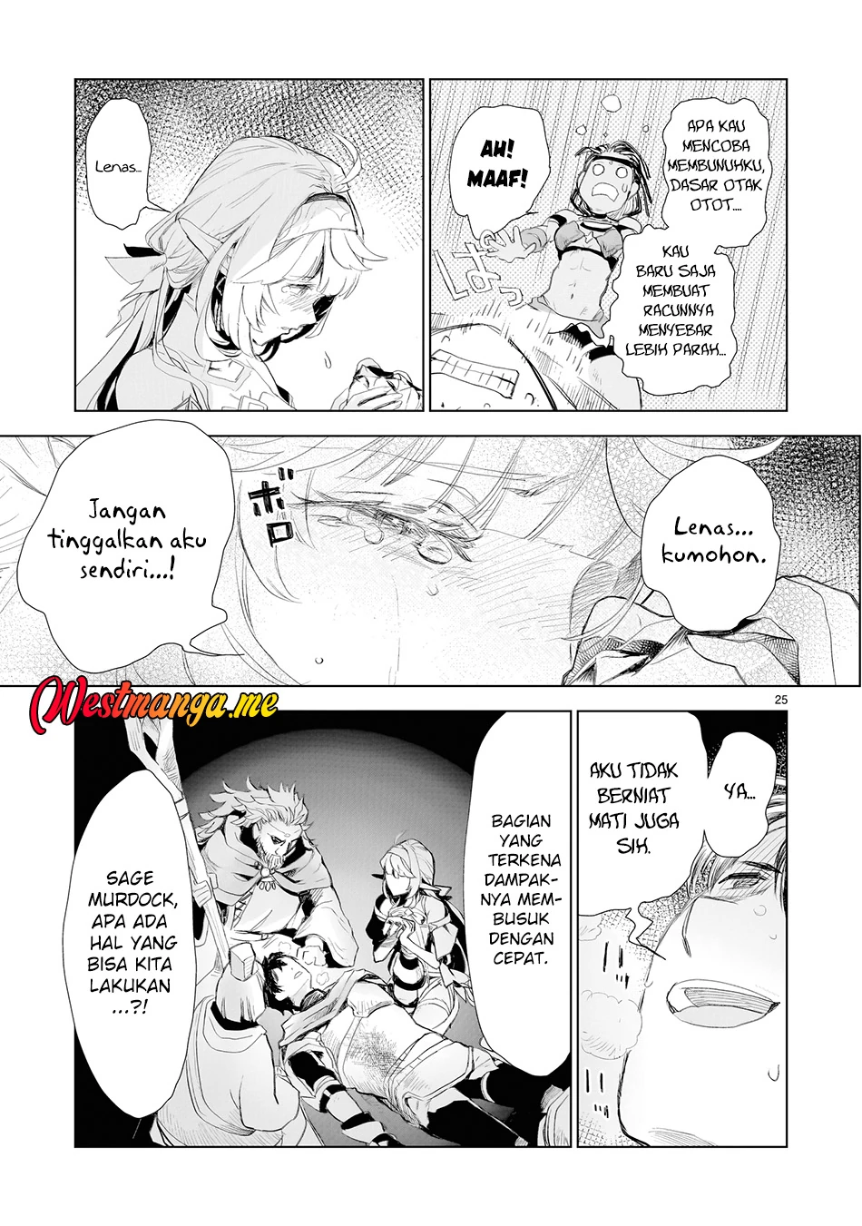 Halaman 17 — Elf-zuma to Hajimeru Yuukyuu no Tabi: Densetsu no Yuusha, Aisuru Elf to Tomo ni 100-nen Mae ni Sukutta Sekai wo Tabisuru Chapter 1